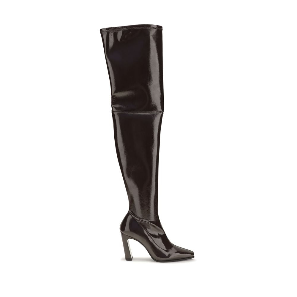 Brown Rayon Over The Knee