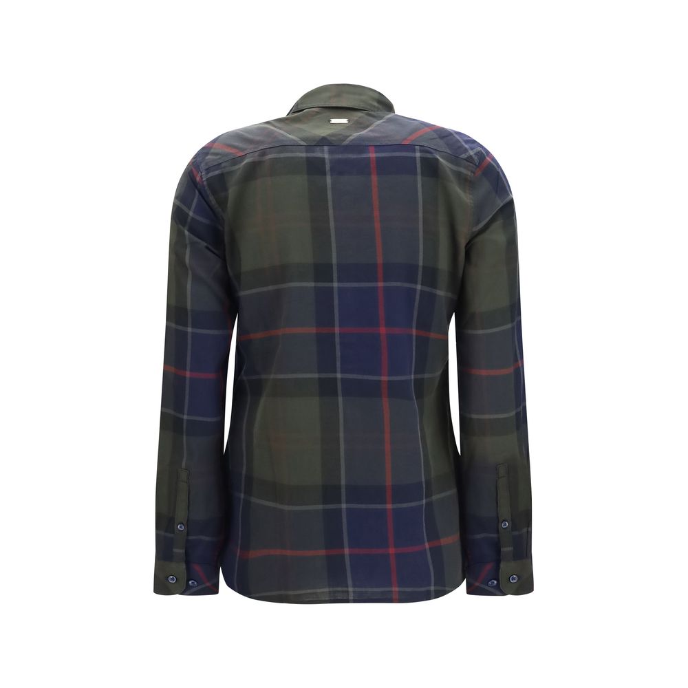Bicolor Cotton Pattern Shirt