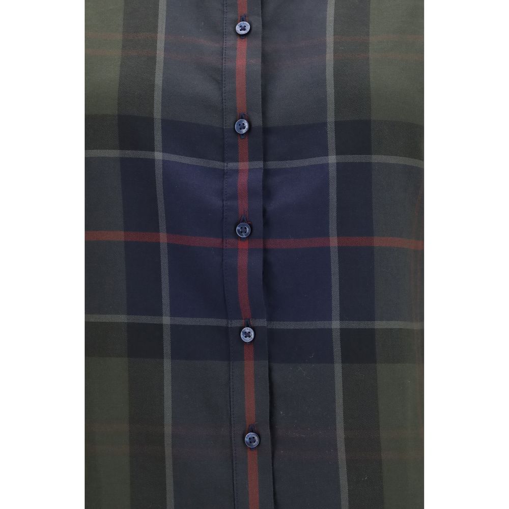 Bicolor Cotton Pattern Shirt