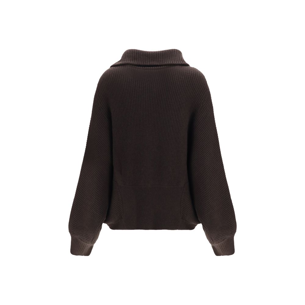 Brown Cashmere Cardigan