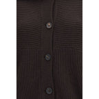 Brown Cashmere Cardigan
