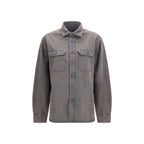 Gray Denim Shirt