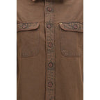 Brown Denim Shirt