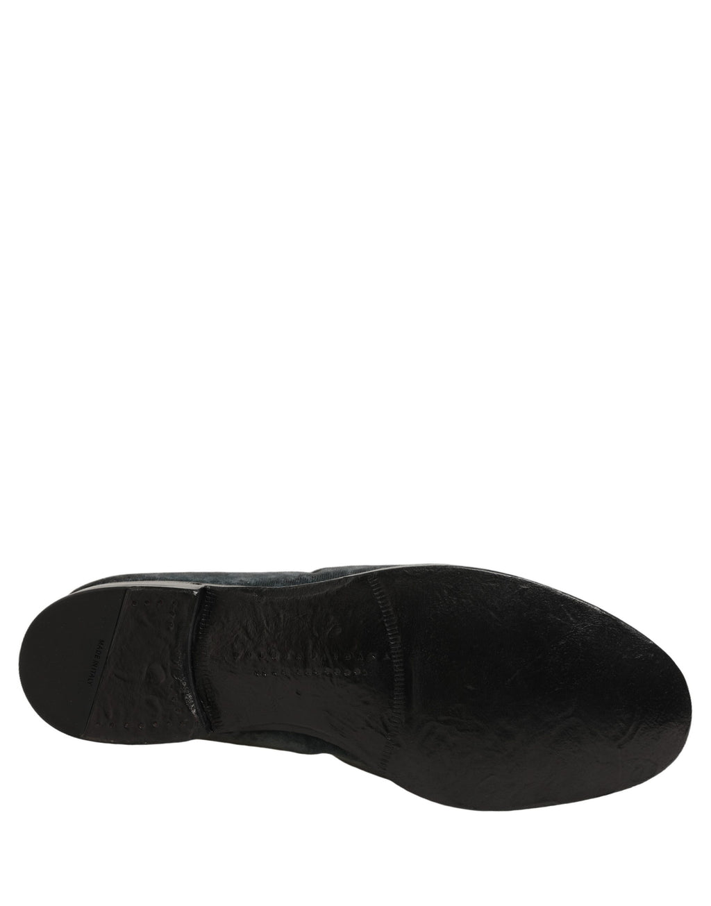 Blue Suede Slip On Men Slippers Loafers Shoes