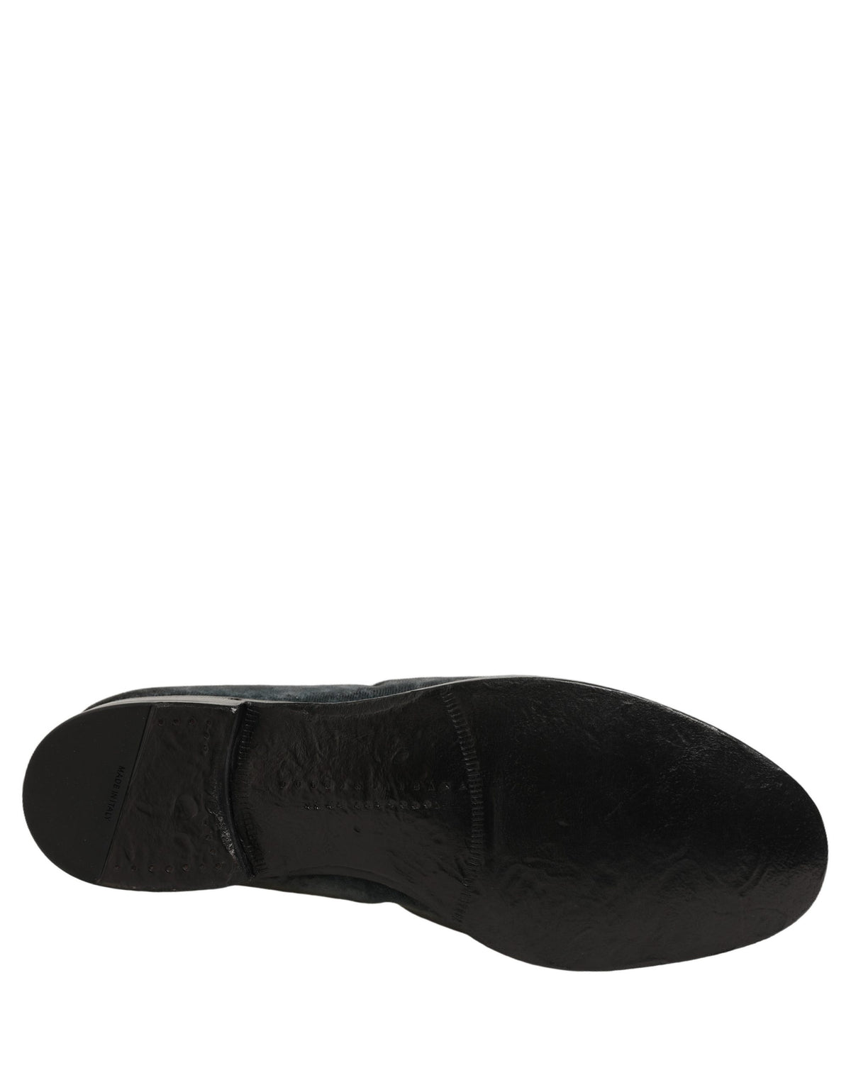 Blue Suede Slip On Men Slippers Loafers Shoes
