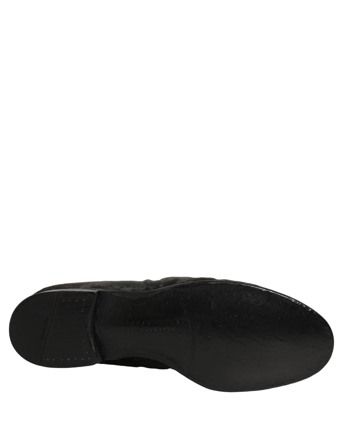 Black Suede Slip On Men Slippers Loafers Shoes