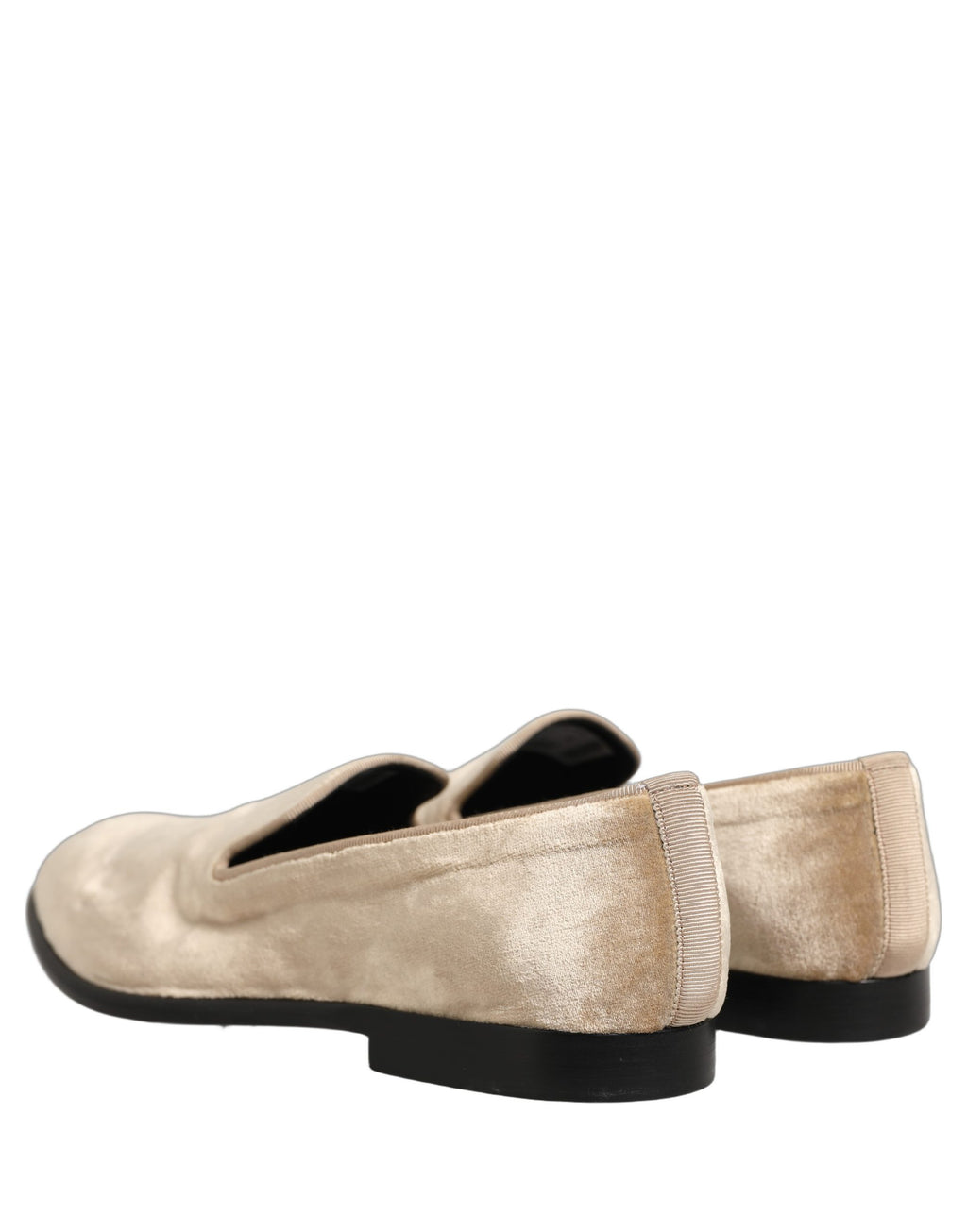 Beige Suede Slip On Slippers Loafers Shoes