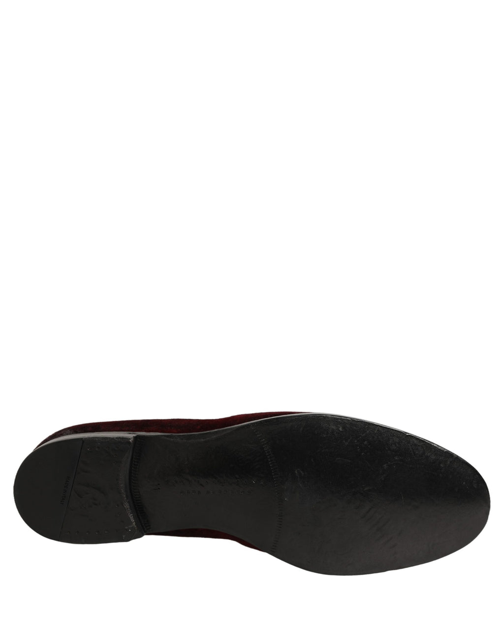 Maroon Suede Slip On Slippers Loafers Shoes