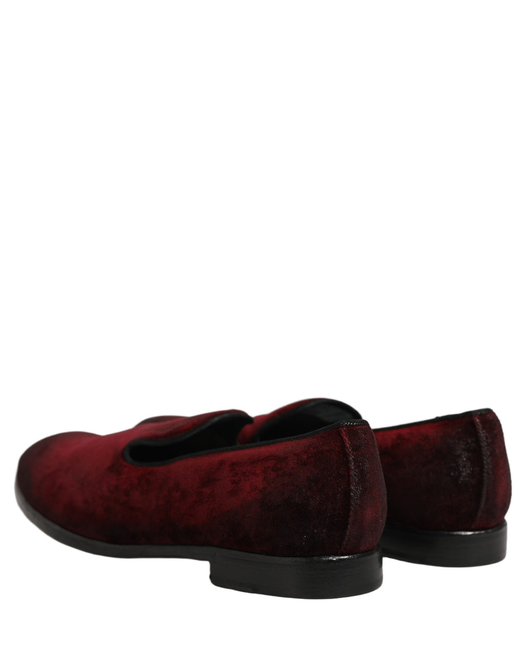 Maroon Suede Slip On Slippers Loafers Shoes