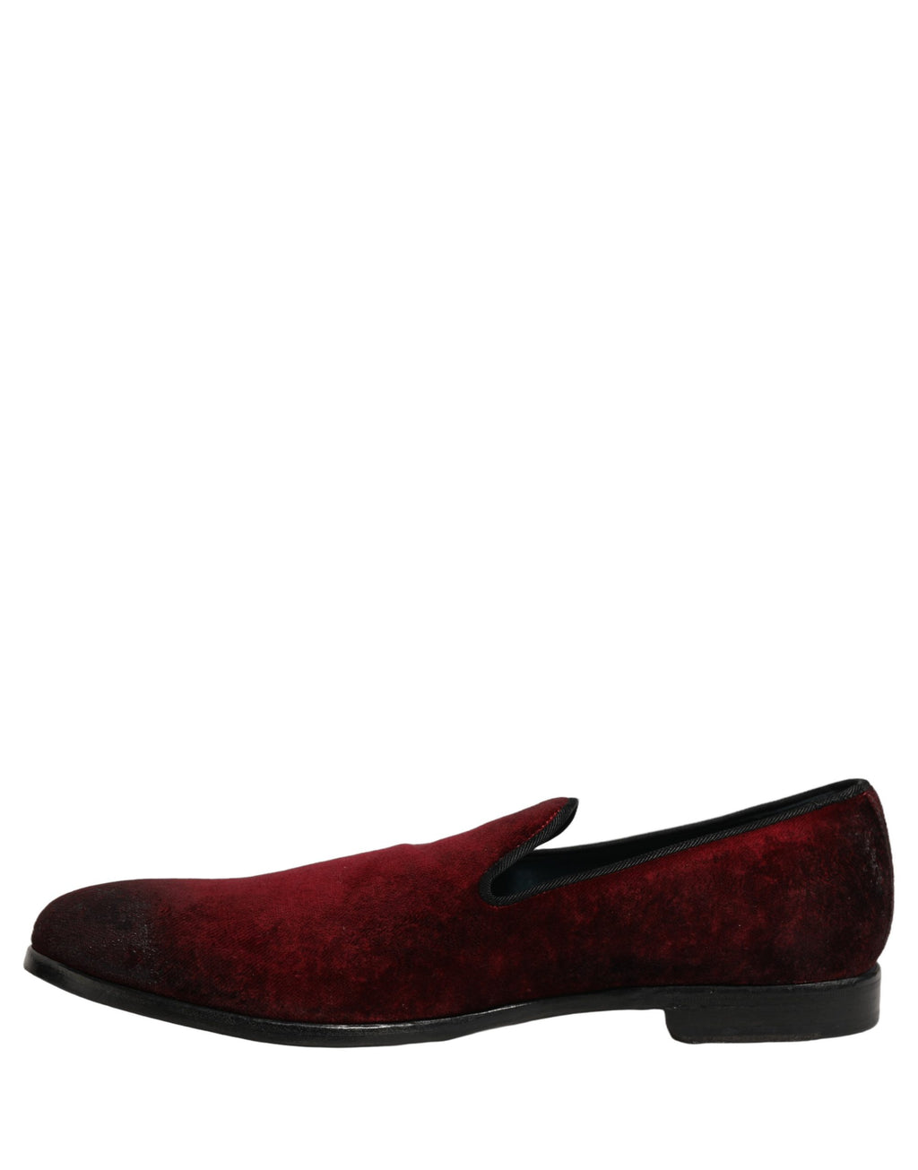 Maroon Suede Slip On Slippers Loafers Shoes