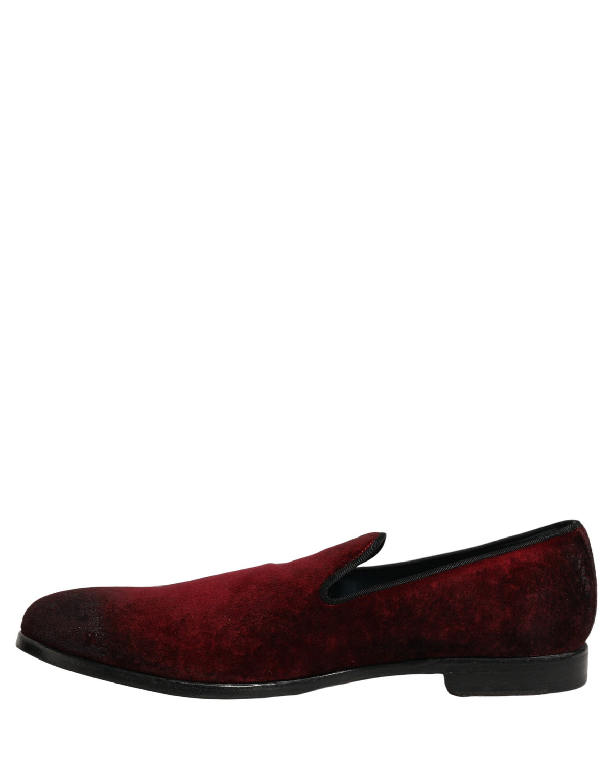 Maroon Suede Slip On Slippers Loafers Shoes