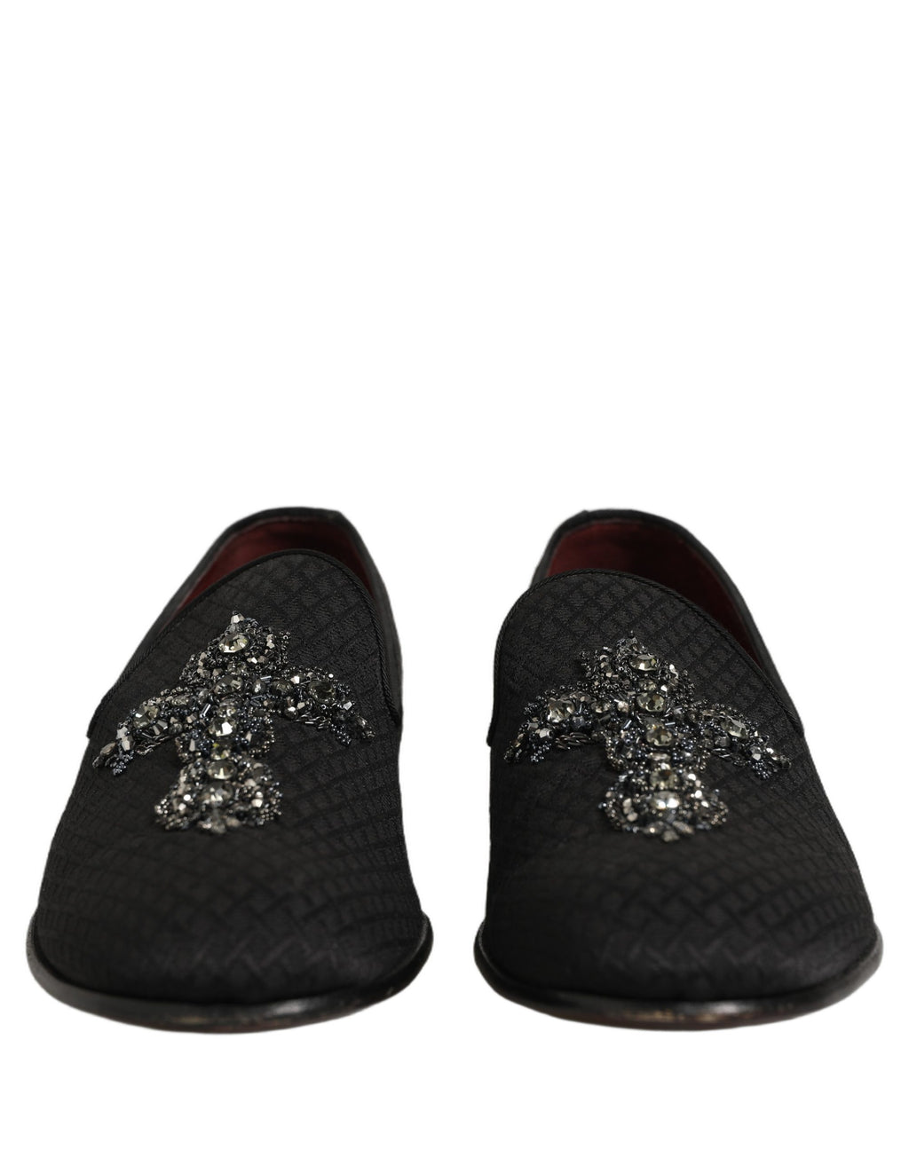 Black Suede Cross Slip On Men Loafers Shoes
