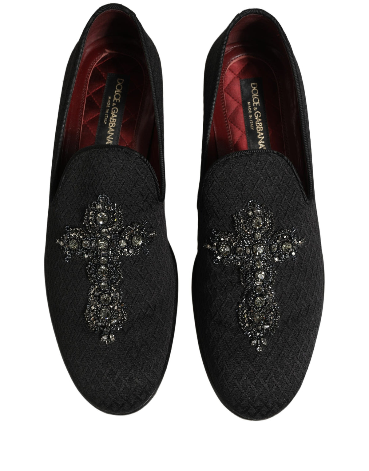 Black Suede Cross Slip On Men Loafers Shoes