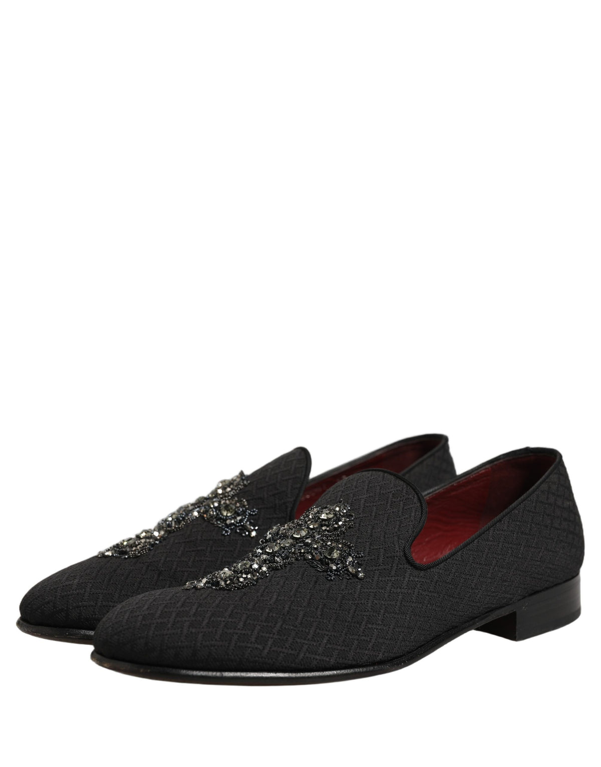 Black Suede Cross Slip On Men Loafers Shoes