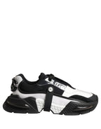 White Black Logo Airmaster Men Sneakers Shoes