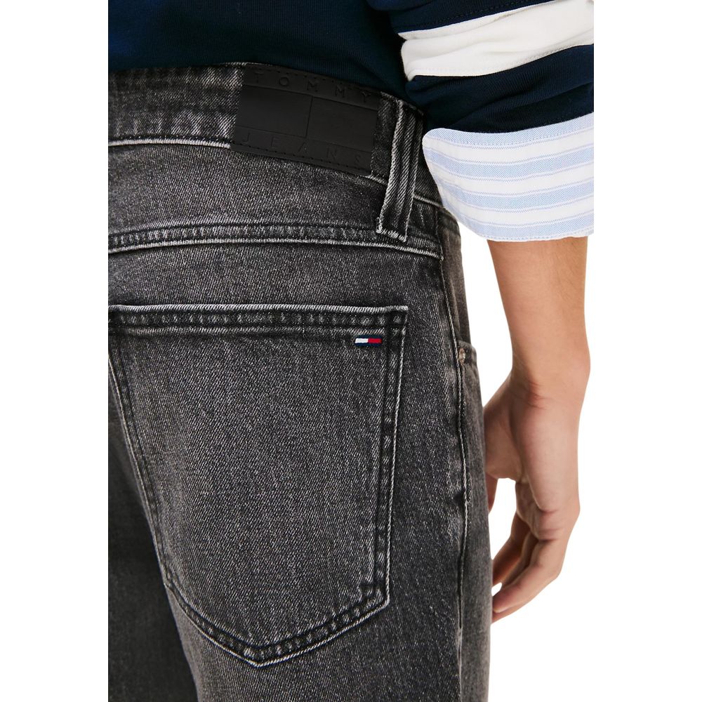 Black Recycled Cotton Bermuda Shorts