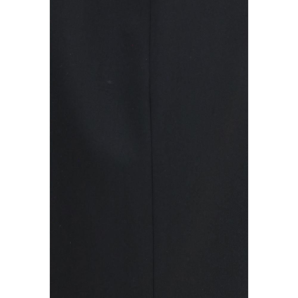 Black Silk Long Skirt