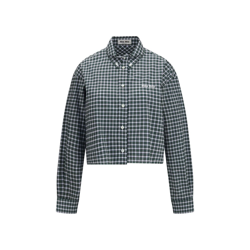 Bicolor Cotton Pattern Shirt