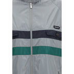 Gray Polyester Shell Jacket