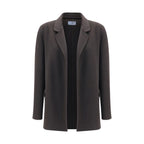 Brown Cashmere Full-Length Jacket
