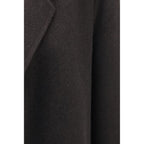 Brown Cashmere Full-Length Jacket