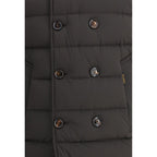 Black Polyamide Full-Length Jacket