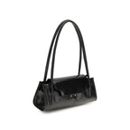 Black Calf Leather Bos Taurus Shoulder Bag