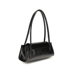 Black Calf Leather Bos Taurus Shoulder Bag