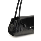 Black Calf Leather Bos Taurus Shoulder Bag
