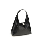 Black Calf Leather Bos Taurus Shoulder Bag