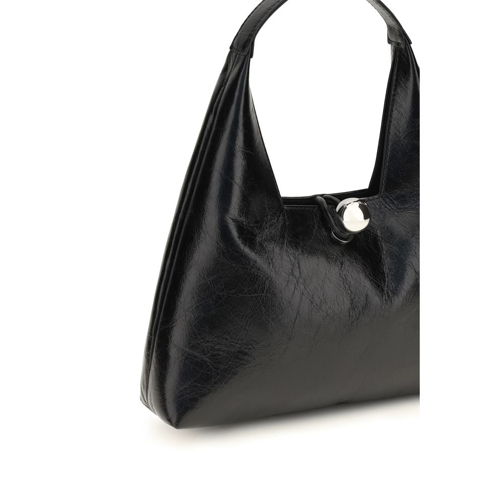 Black Calf Leather Bos Taurus Shoulder Bag