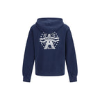 Blue Cotton Sweatshirt