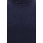 Blue Cashmere Turtleneck