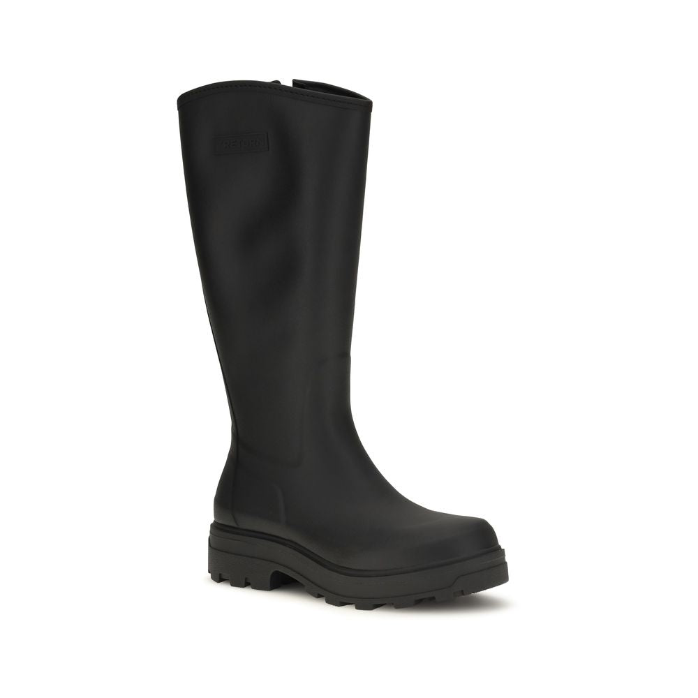 Black Rubber Rain Boots