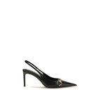 Black Calf Leather Bos Taurus High Heel Pumps