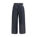 Blue Cotton Relaxed Fit Jeans
