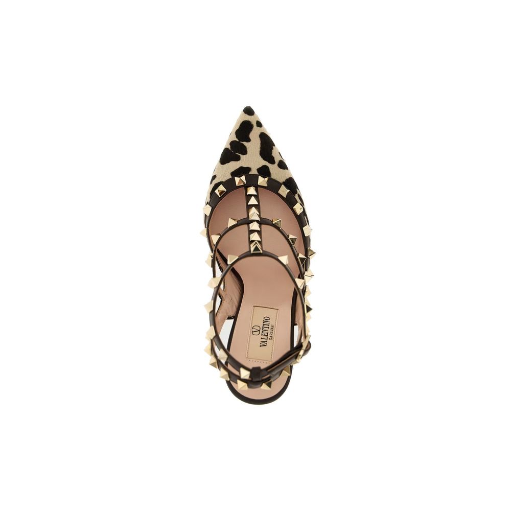 Brown Calfskin High Heel Pumps