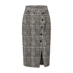 White Cotton Women Skirt