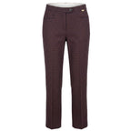 Red Polyester Women Pant