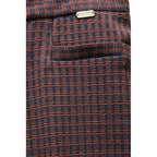 Red Polyester Women Pant