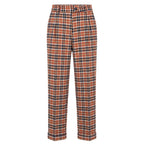 Orange Wool Women Pants
