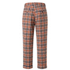 Orange Wool Women Pants