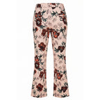 Pink Cotton Women Pants