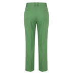 Green Polyester Women Pants