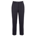 Blue Cotton Women Pants