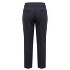 Blue Cotton Women Pants