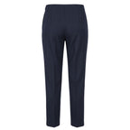 Blue Viscose Women Pant