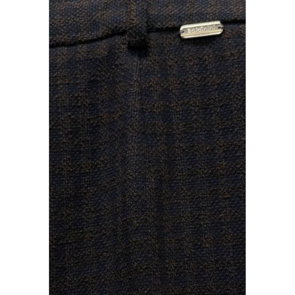 Blue Cotton Womens Pant