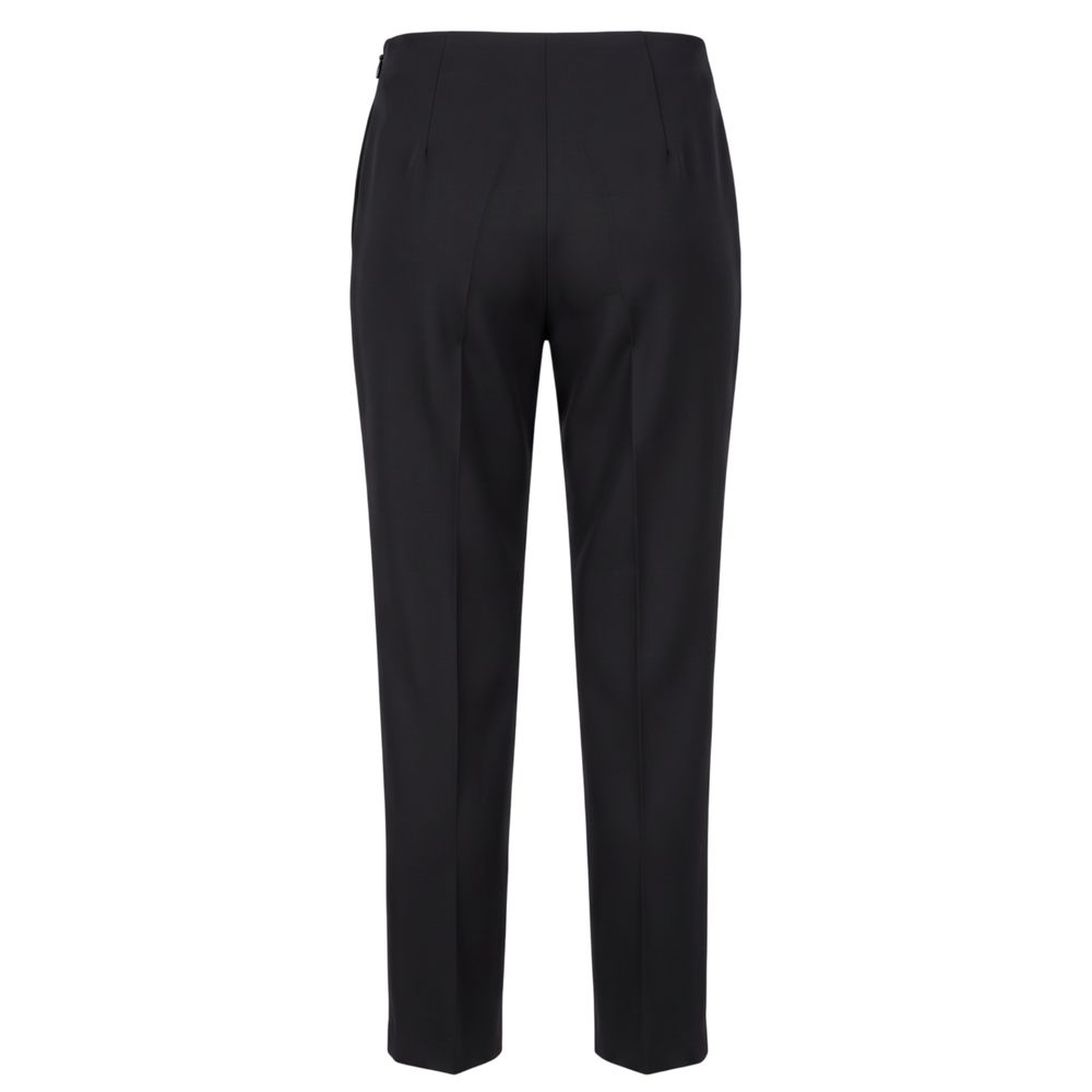 Black Viscose Women Pants