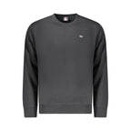 Black Cotton Men Sweater